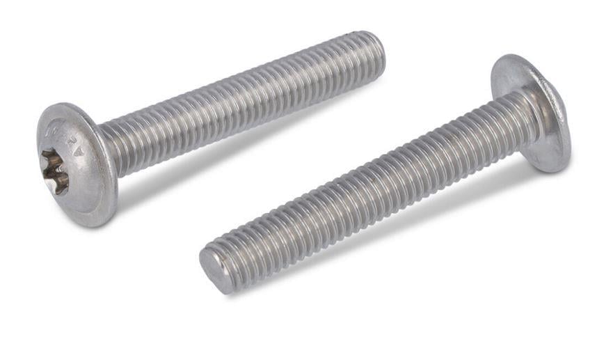 M2X4 ISO 7380-2 A2 İnox TX6 Flanşlı Bombe Başlı Torx Cıvata