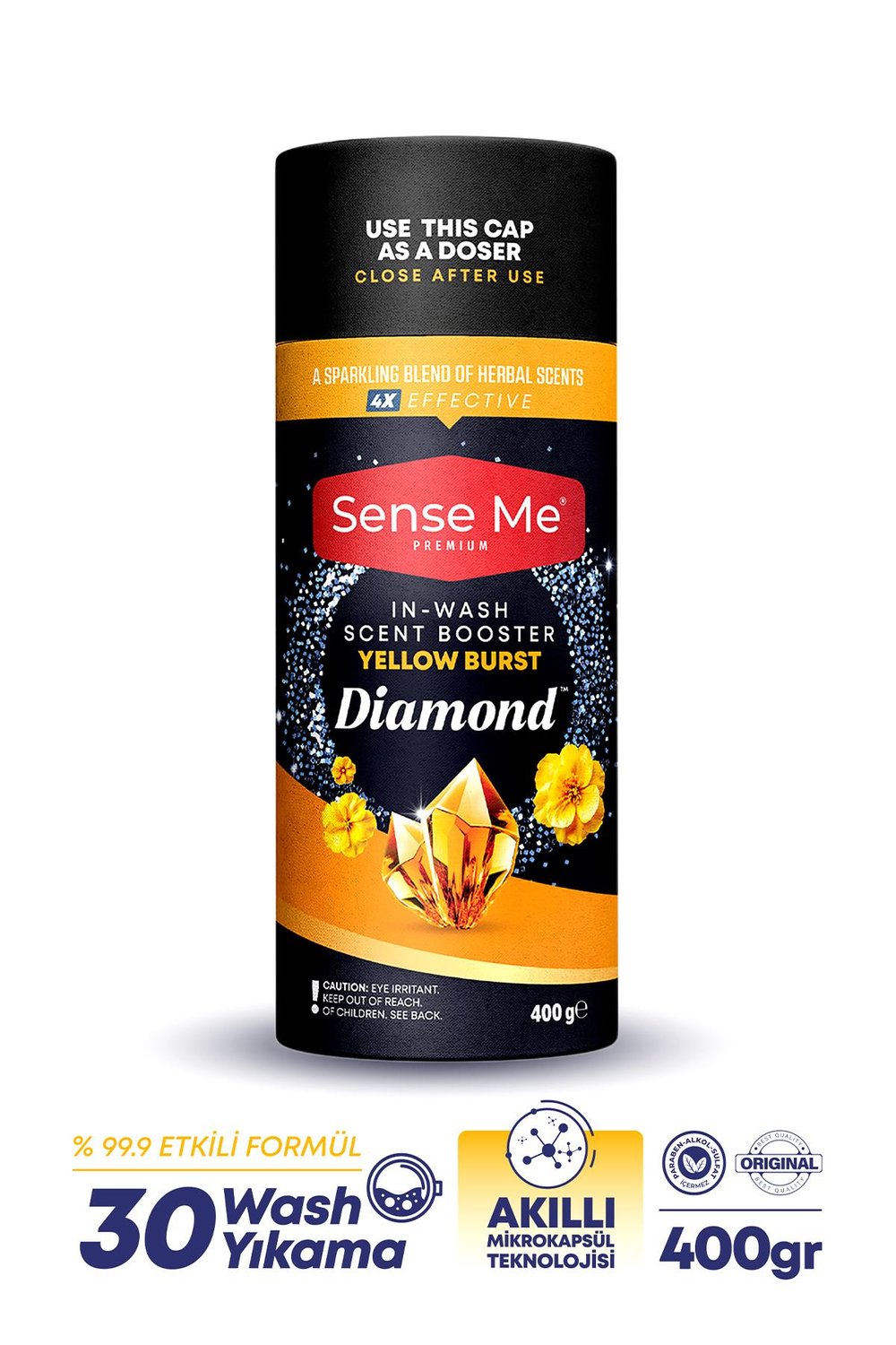 Sense Me Diamond Yellow Burst – In-Wash Scent Booster Çamaşır Parfümü