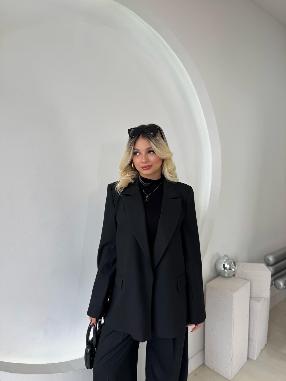 Siyah Oversize Ceket