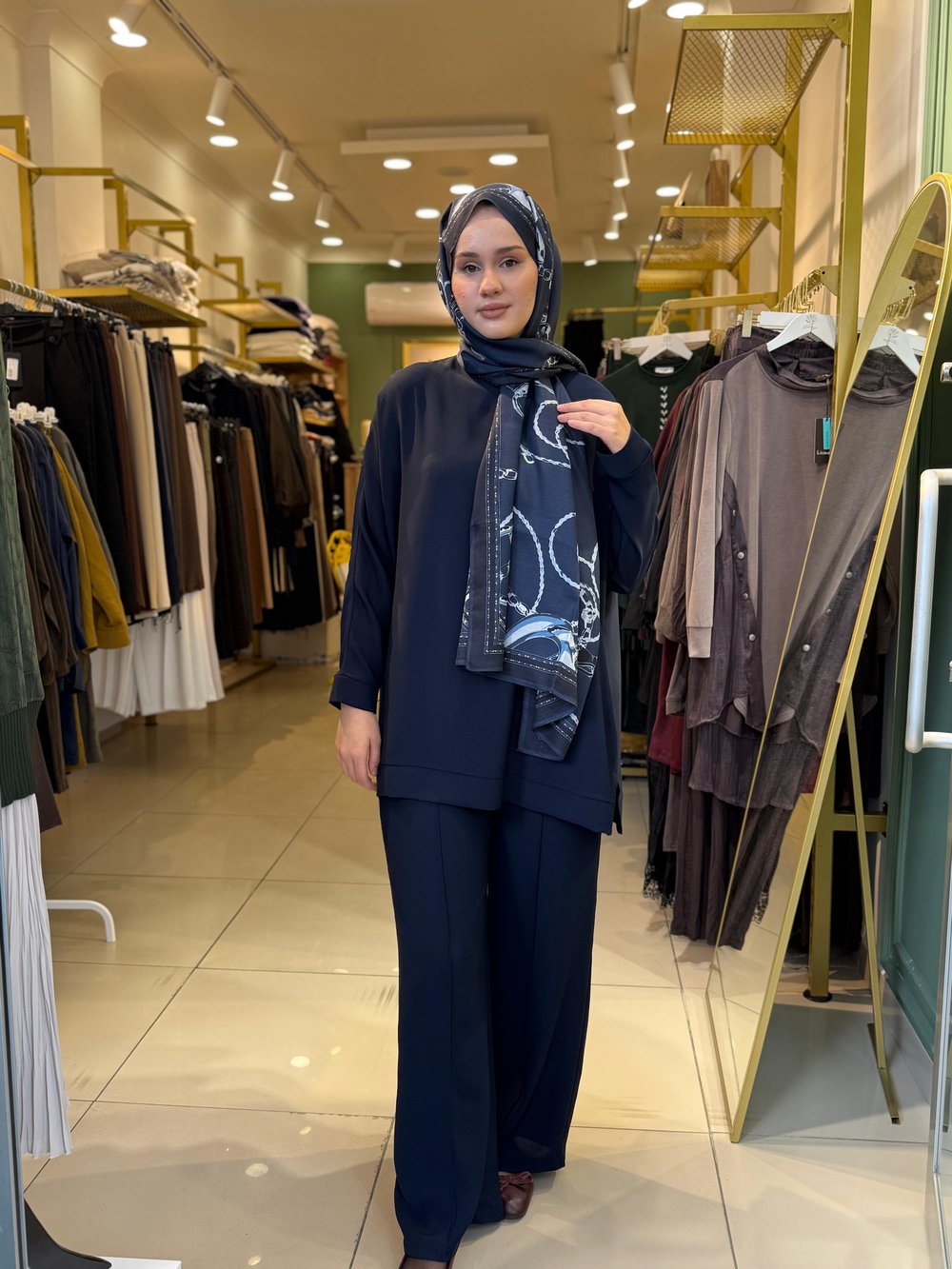 Miori Parma Krep Takım 0500027 Lacivert