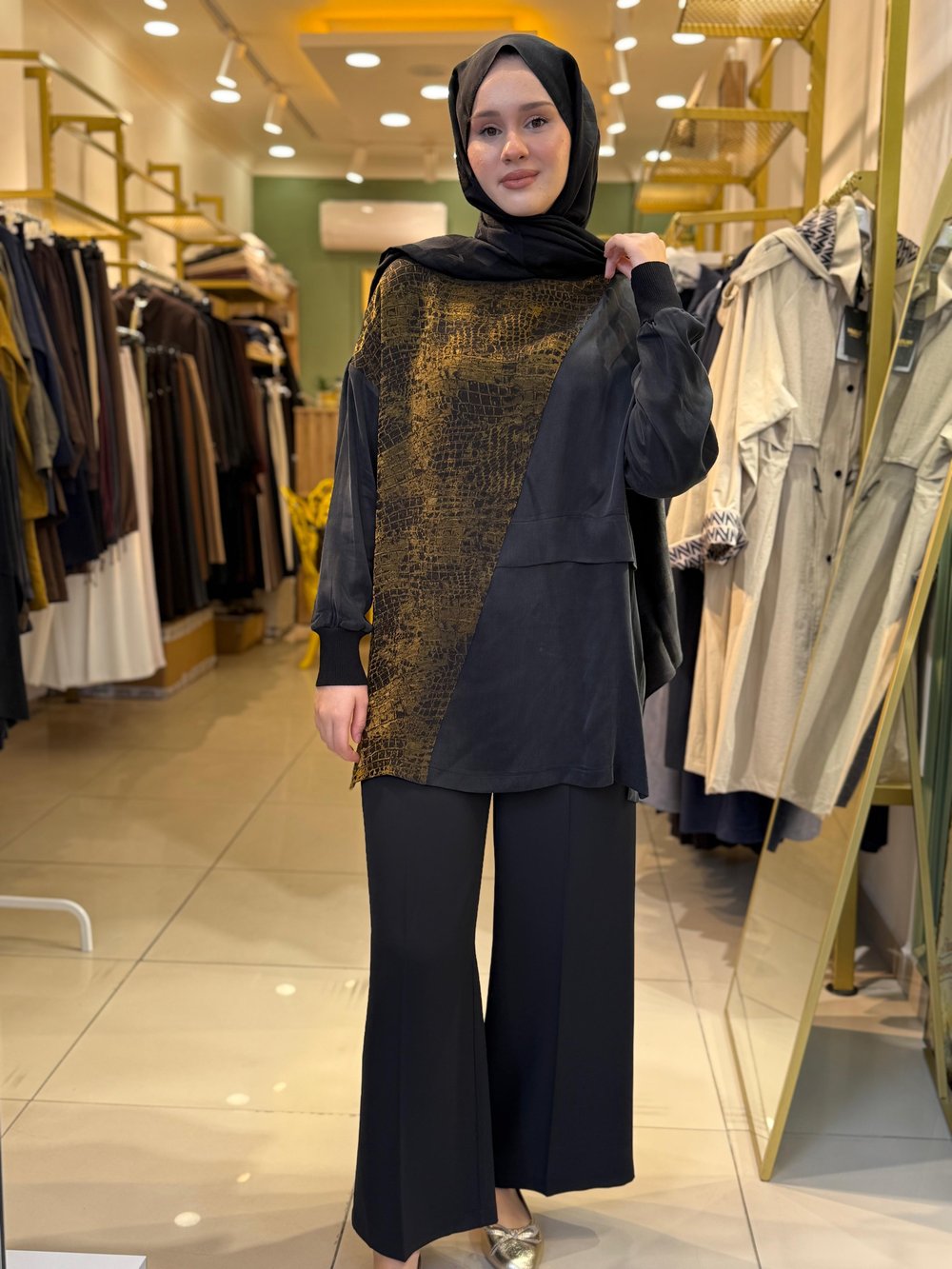 Nuss 3005 Jakar Cupra Tunik GOLD