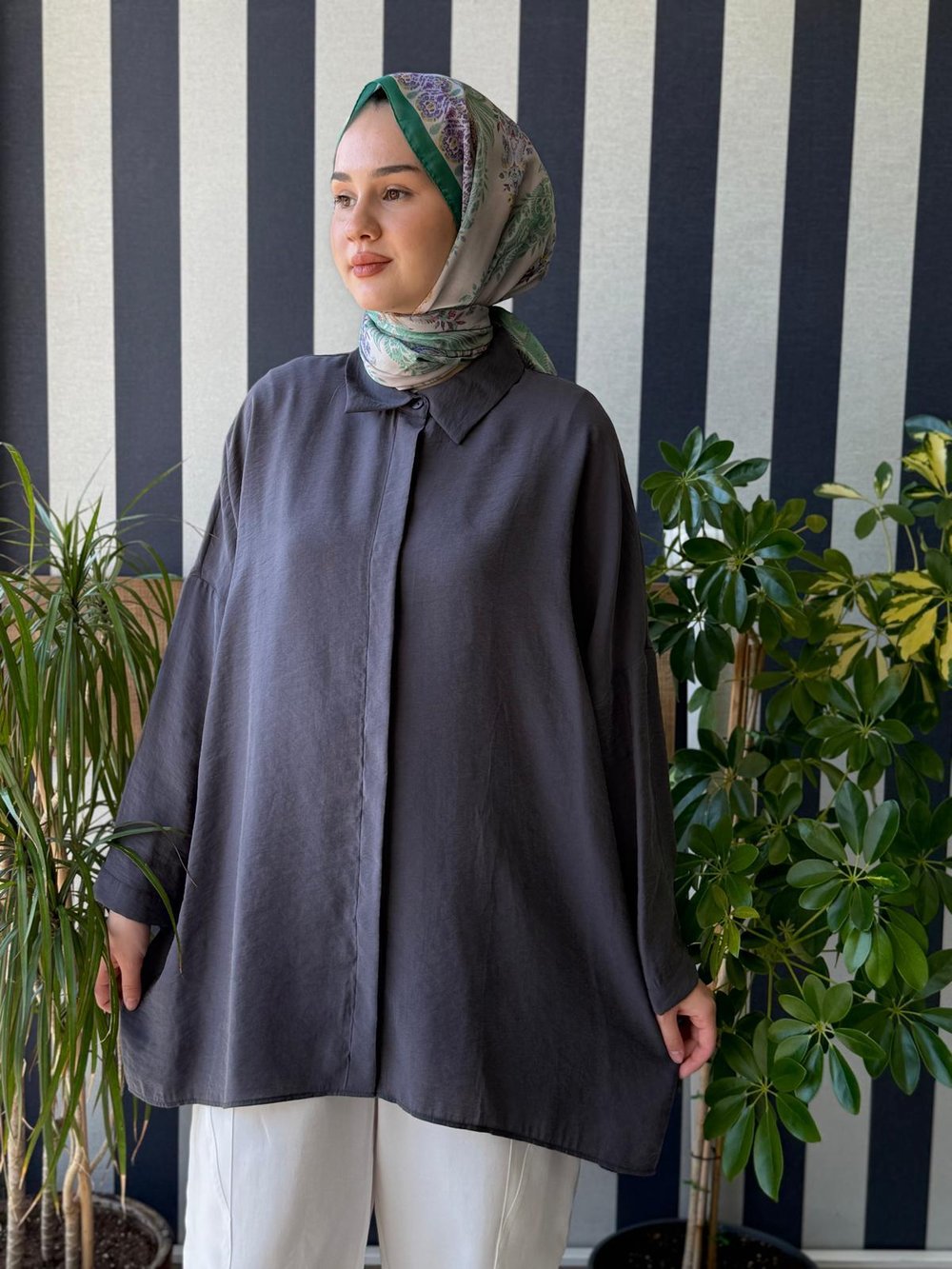 Nuss Basic Gömlek  3001 Antrasit