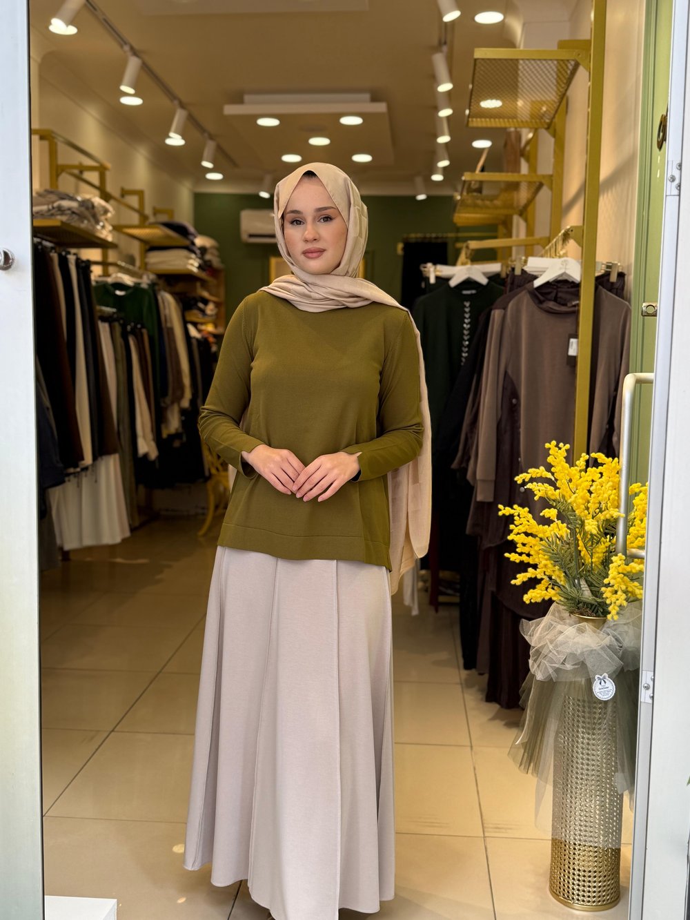 Sentez Safir Parçalı Çan Etek 5468 Taş