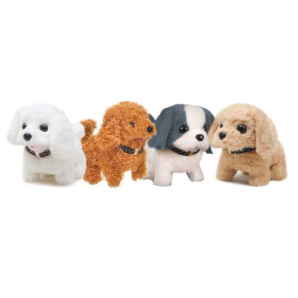  PASİFİK PELÜŞ YAVRU KÖPEK MC-1018 4 RENK SESLİ PİLLİ  HAREKETLİ PELUŞ OYUNCAK 3+