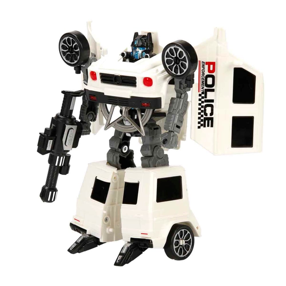  ROBOT TRANSFORMER POLİCE-G FAST FLAME DÖNÜŞEN ROBOT 3+