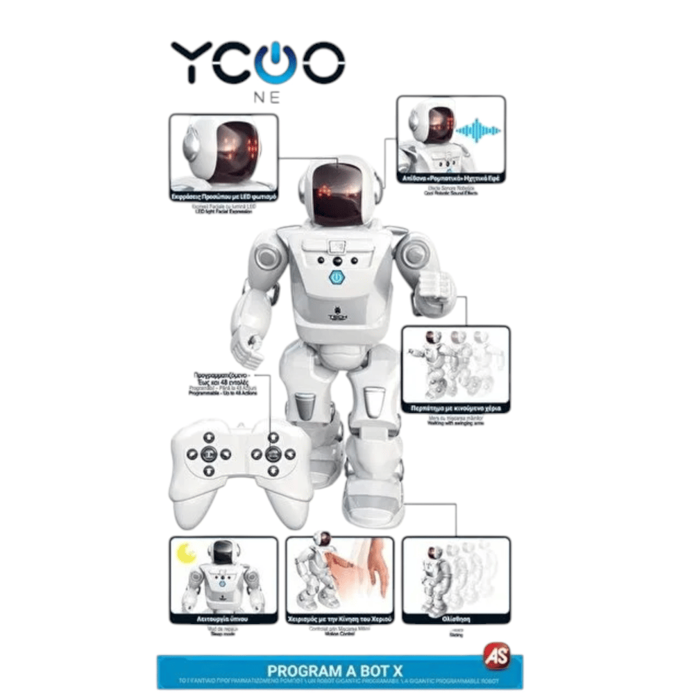  Silverlit Kumandalı Program A Bot X Robot Sesli Işıklı 