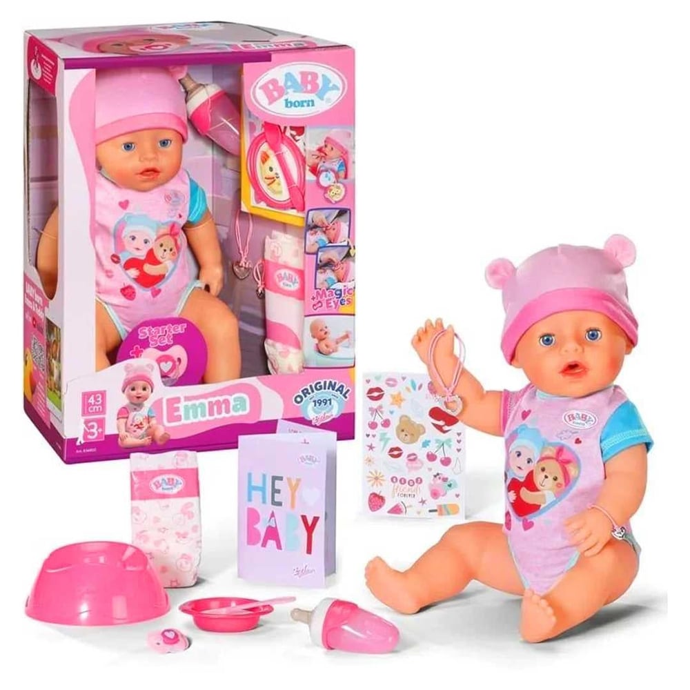 BABY BORN 834800 MUCİZE BEBEK KIZ EMMA 43 CM 3+