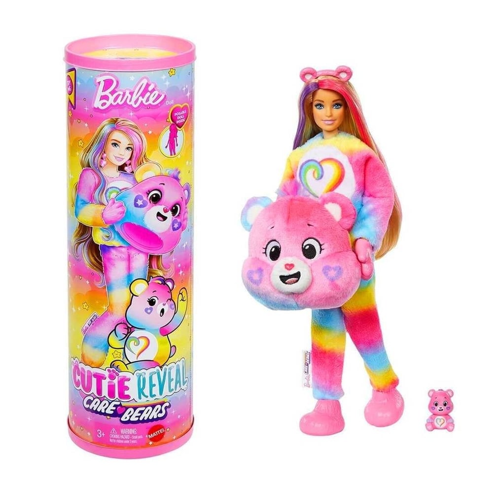 BARBİE CUTİE REVEAL JFV59 KOSTÜMLÜ BEBEKLER SİLİNDİR KUTU 