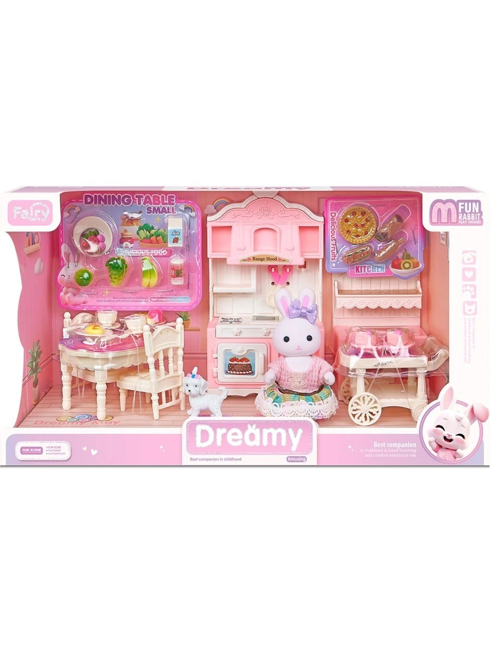 BAY DREAMY MİNİ TAVŞAN 6719 BÜYÜK MUTFAK OYUN EVİ SETİ 3+