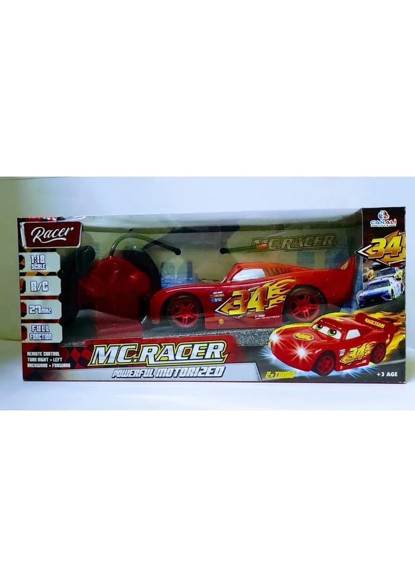 CAN ALİ TOYS CNL-1914C KUMANDALI ARABA ŞİMŞEK MQUİN MC RACER F/F R/C 27 MHZ PİLLİ 1:18 3+