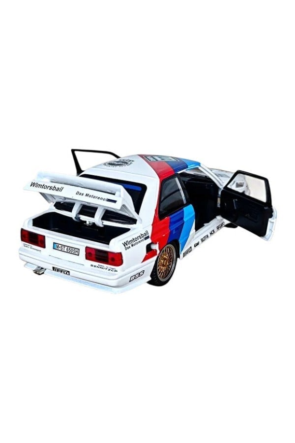 CHE ZHI MODEL ARABA CZ185B BMW E30 M ŞERİT DİE CAST METAL AÇILIR KAPI 1:24 6+