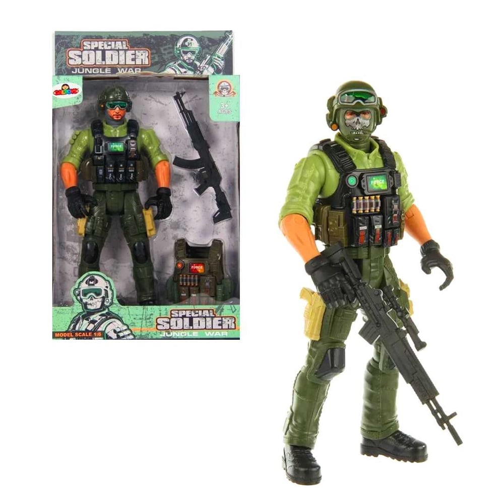 GALTOYS ASKER SETİ 8910-F4 SCALE MODEL 1:6 KUTULU 3+