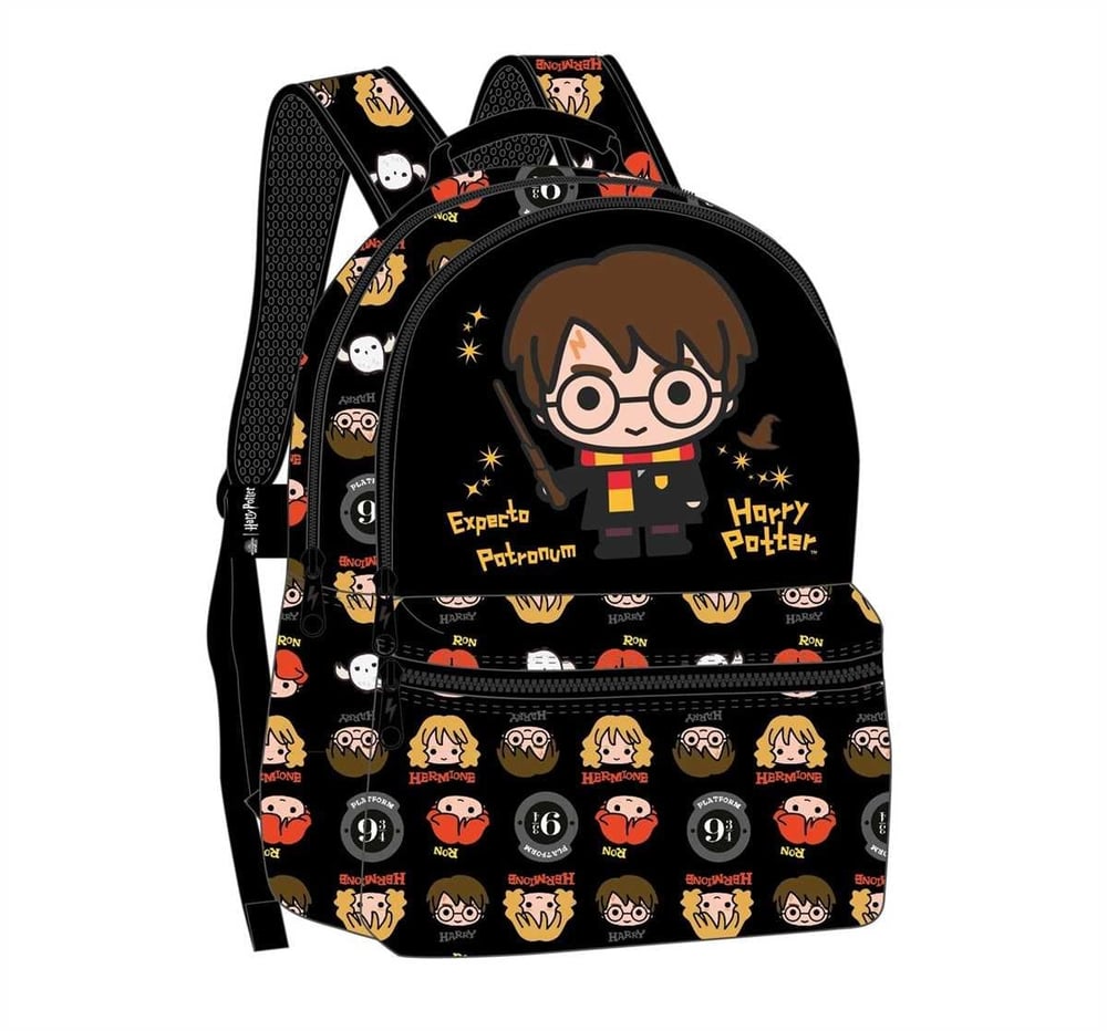 HARRY POTTER OKUL ÇANTASI 2072 SİYAH ÜÇ BÖLMELİ