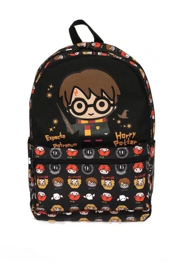 HARRY POTTER OKUL ÇANTASI 2072 SİYAH ÜÇ BÖLMELİ