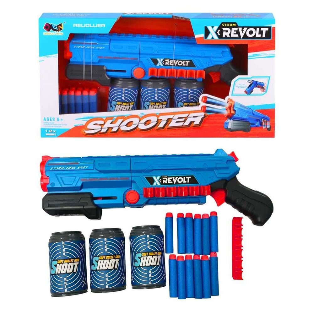 KARSAN 111-21 SÜNGER TABANCASI STORM X REVOLT SHOOTER HEDEFLİ 12 MERMİ 