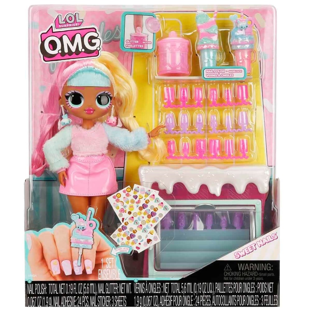 LOL SURPRİSE OMG BEBEK 503781 SWEET NAİLS CANDYLİCİOUS SPRİNKLES SHOP 3+