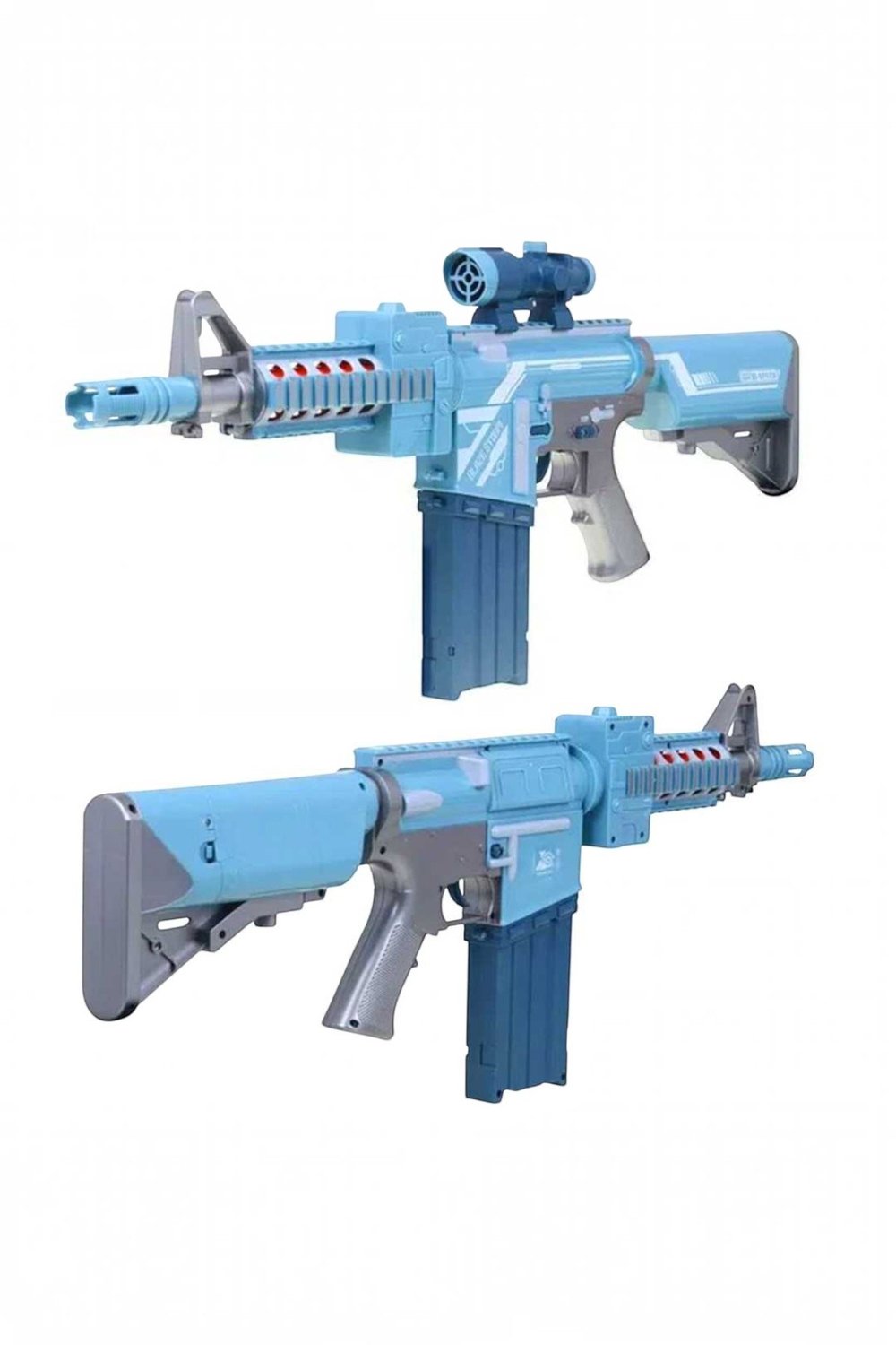 MEGA BLAZE STORM ZC7078 SÜNGER TABANCASI YARI OTOMATİK 72 CM 20 MERMİ PİLLİ 8+