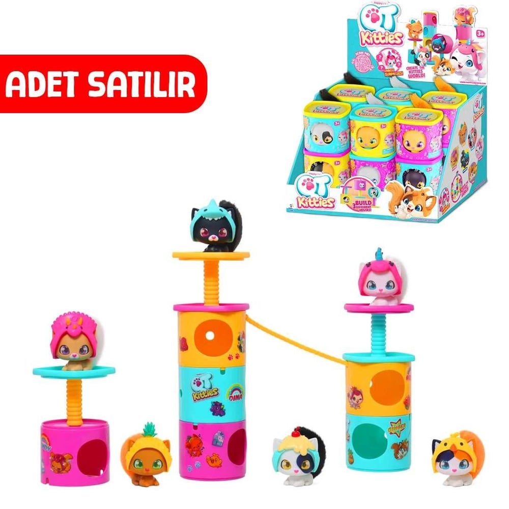 MEGA QT KİTTİES 450001 YAVRU KEDİ SÜRPRİZ AKSESUARLI 3+