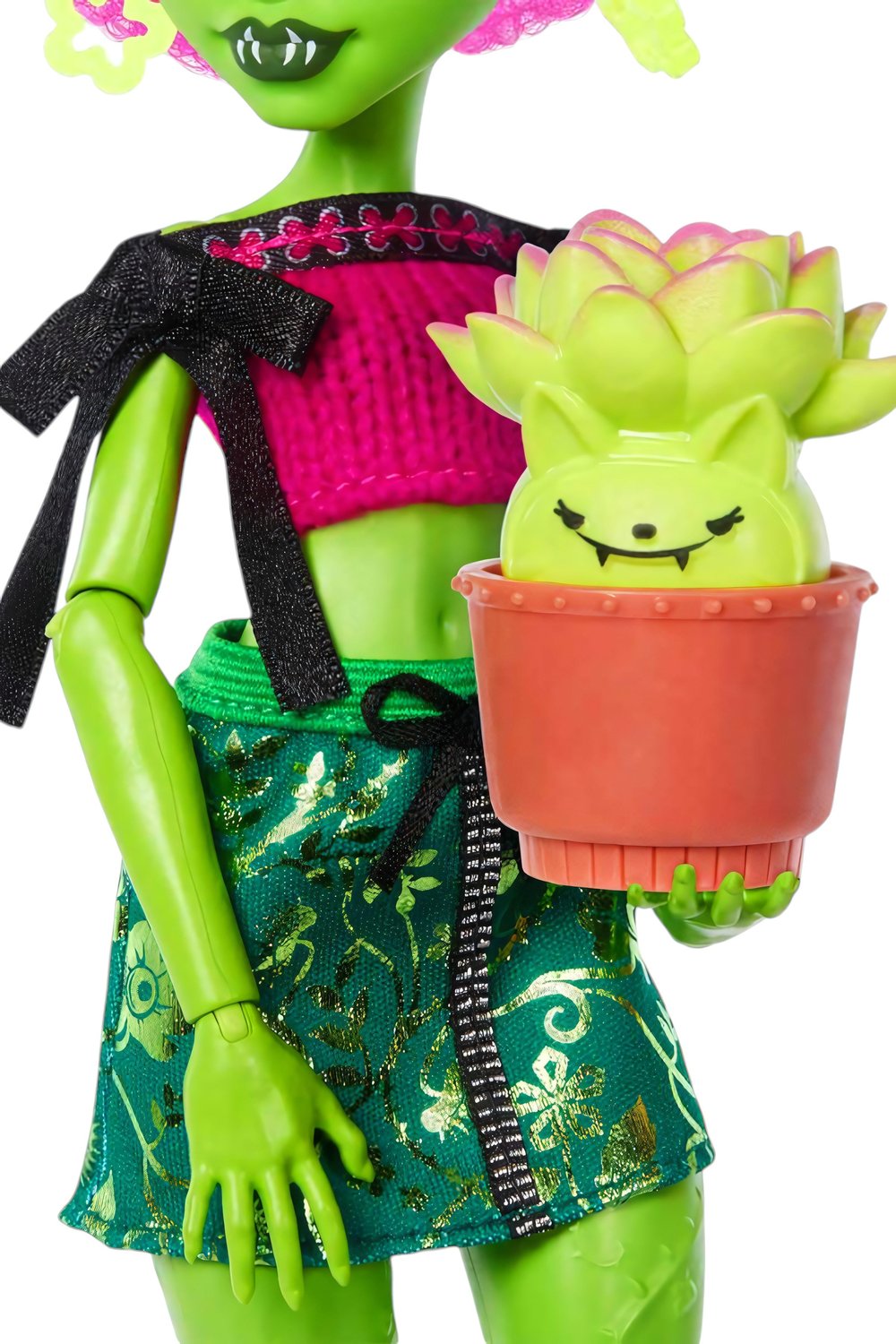 MONSTER HİGH JHK45 SELF SCARE SECRETS GÜZELLİK SIRLARI VENUS MCFLYTRAP BEBEK 27 CM 4+