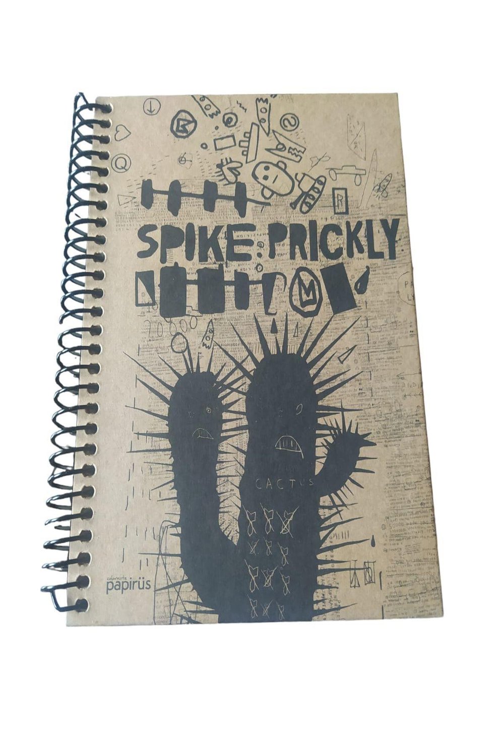 Papirüs Kraft Spiralli Sert Kapak 16X23 100 Yaprak Çizgili