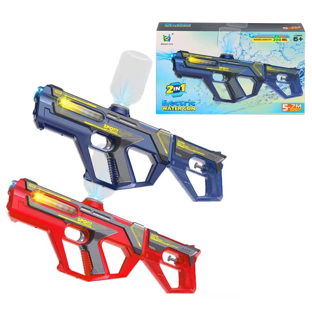 PASİFİK ELEKTRİKLİ SU TABANCASI 1003 25 CM 200 ML KAPASİTELİ 6+