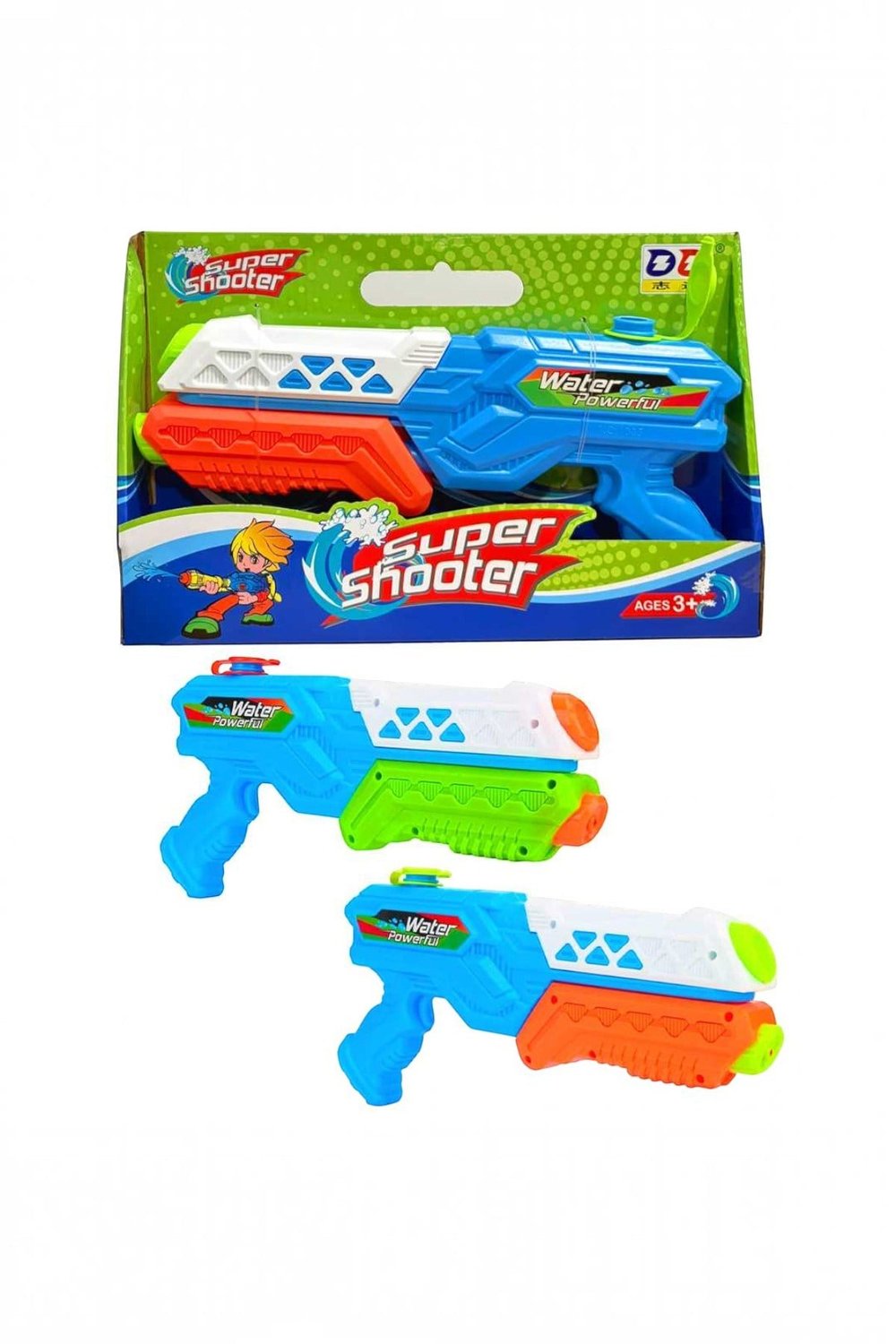 PASİFİK SU TABANCASI 1035 ÇİFT ATAR SUPER SHOOTER 30 CM 3+