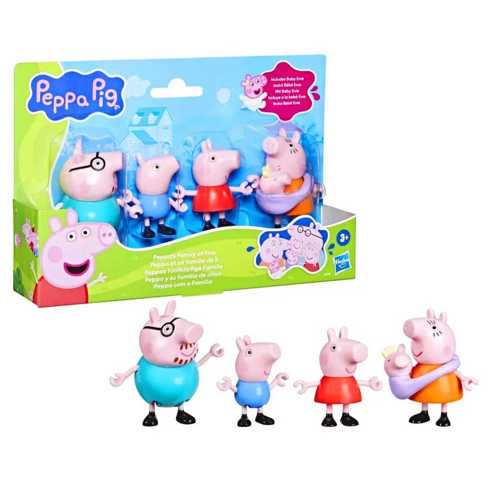 PEPPA PİG G0506 PEPPAS FAMİLY AİLE FİGÜR SETİ 3+