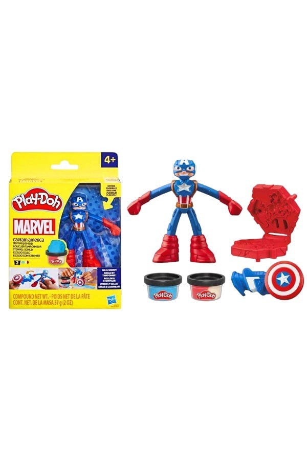 PLAYDOH F9829 MARVEL KARAKTERLERİ FİGÜR OYUN SETİ 4+