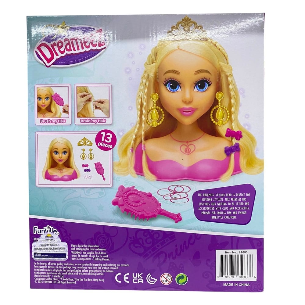 SUNMAN HOBİ SETİ DREAMEEZ 81083 BÜST SAÇ TASARIM SETİ 3+
