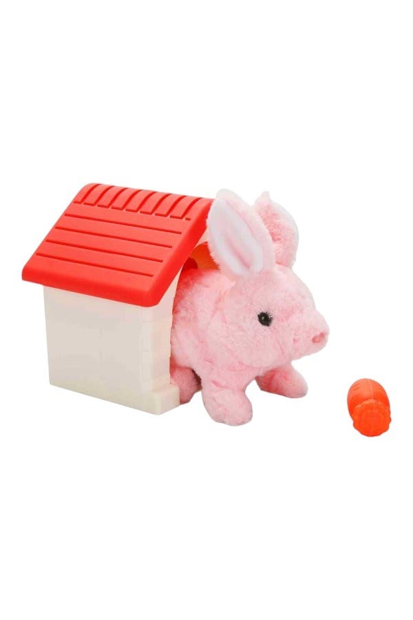 SUNMAN PUFFY FRİENDS MC-1003 SEVİMLİ PELÜŞ TAVŞAN KULUBELİ HAREKETLİ SESLİ 24M+