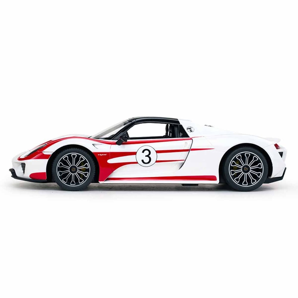 SUNMAN RASTAR 70710 KUMANDALI ARABA PORSCHE 918 SPYDER WEİSSACH F/F R/C 2.4GHZ IŞIKLI 1:14 6+