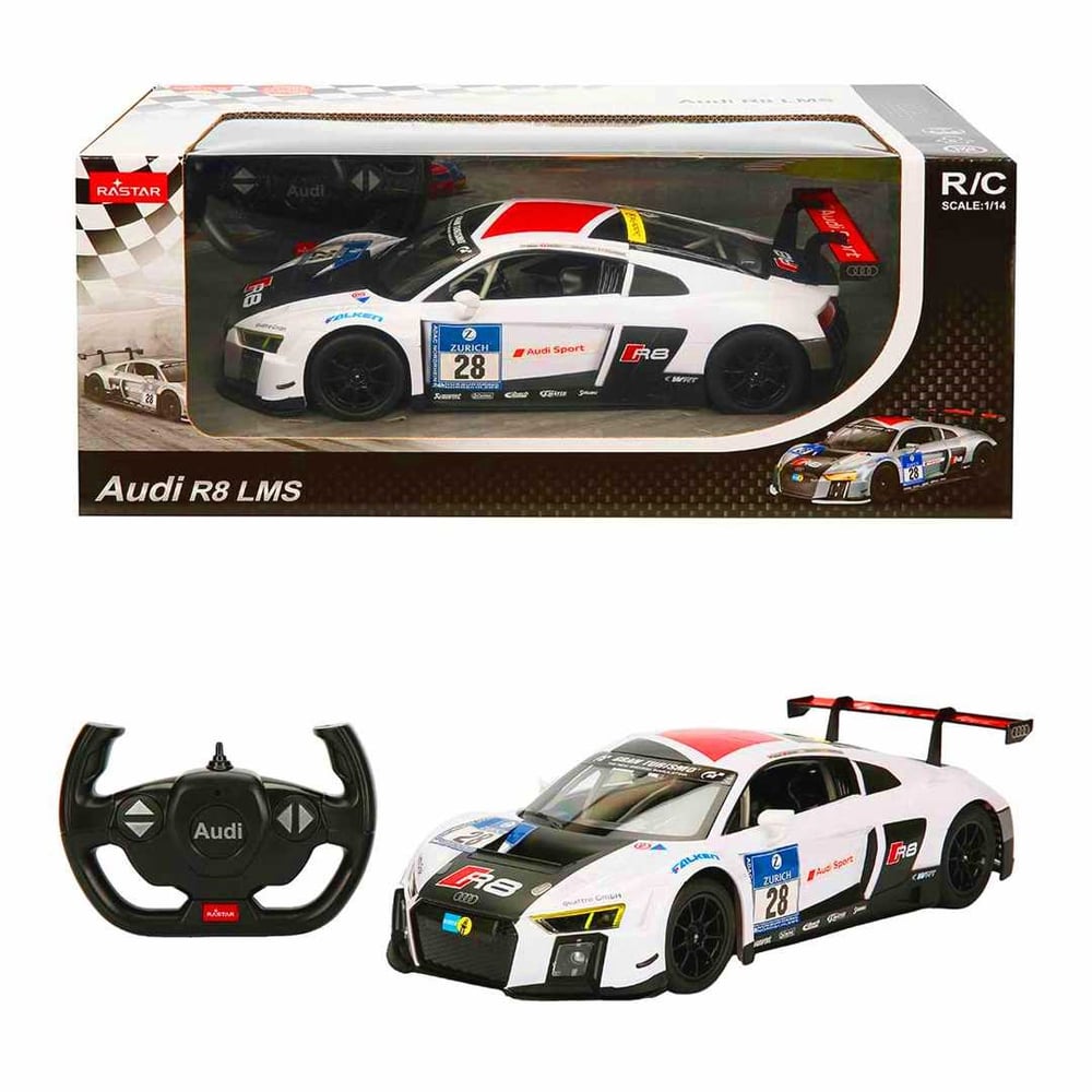 SUNMAN RASTAR 75300 KUMANDALI ARABA AUDİ R8 LMS F/F R/C 2.4GHZ IŞIKLI 1:14 6+