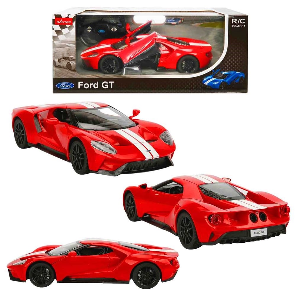 SUNMAN RASTAR 78100 KUMANDALI ARABA FORD GT AÇILIR KAPI F/F R/C 2.4GHZ IŞIKLI 1:14 6+