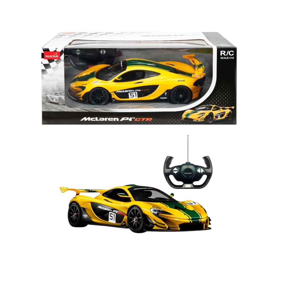 SUNMAN RASTAR KUMANDALI ARABA 75000 MCLAREN P1 GTR F/F R/C 2.4GHZ 1:14 IŞIKLI 6+