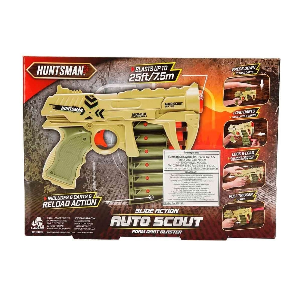 SUNMAN SÜNGER TABANCASI LANARD 91901  AUTO SCOUT 6 MERMİ 6+