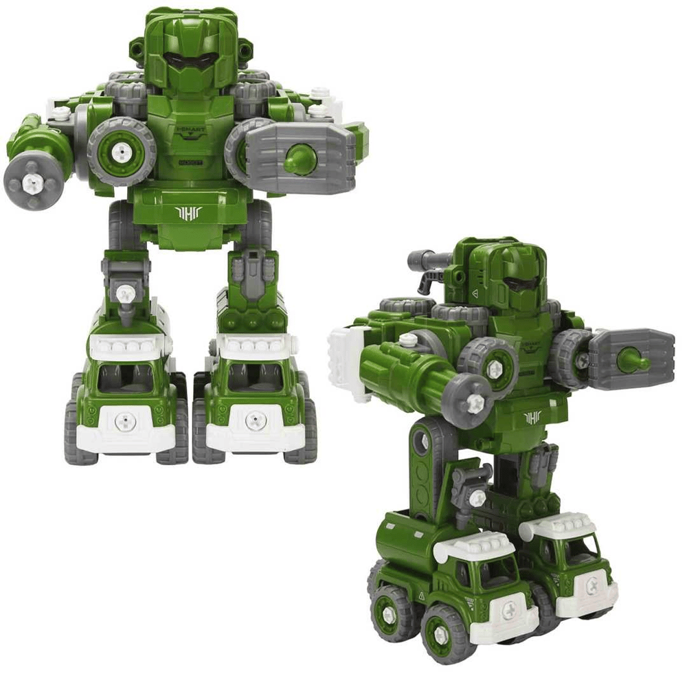 SUNMAN ZAPP LM905-A SÖK TAK AUTOBOTS 5İN1 SESLİ IŞIKLI 133 PARÇA 3+