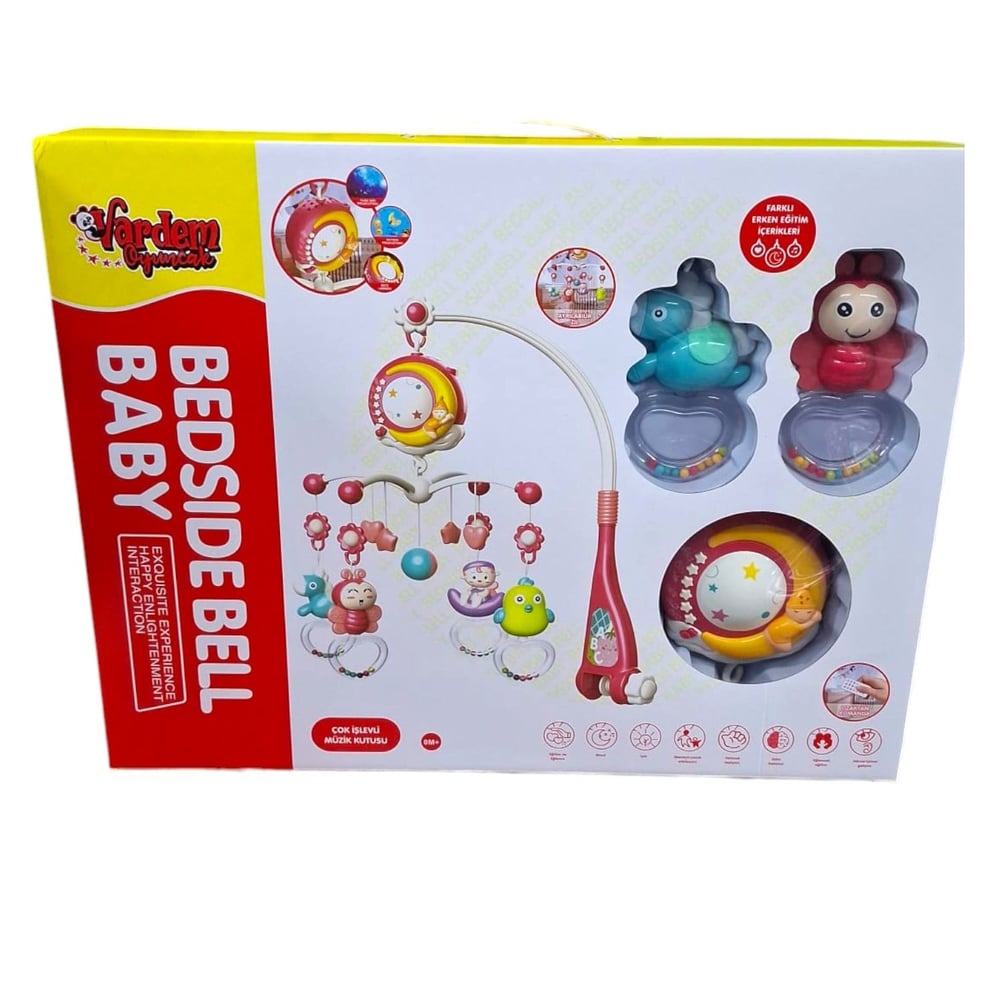 Işıklı Müzikli Kumandalı Mavi Bebek Dönencesi