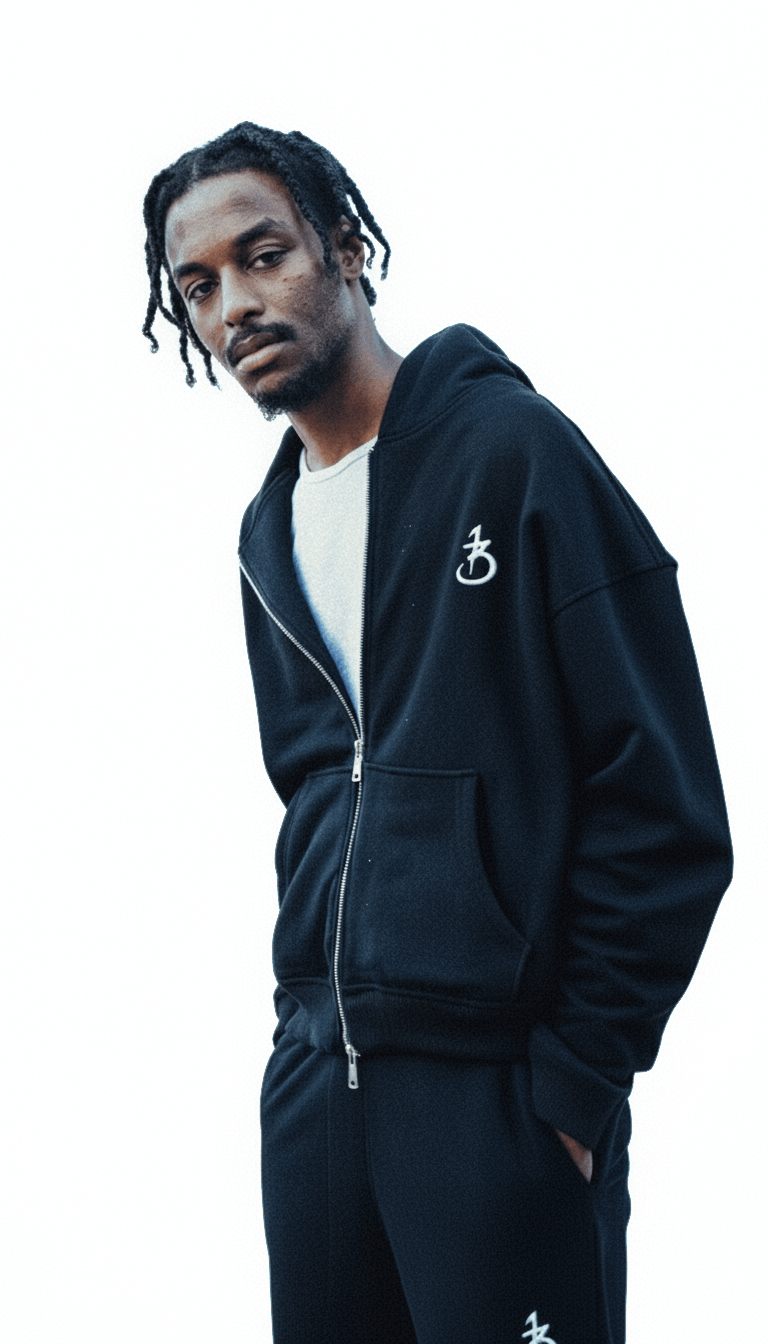 First Born: STREET CODE Logo Basic Zipper 