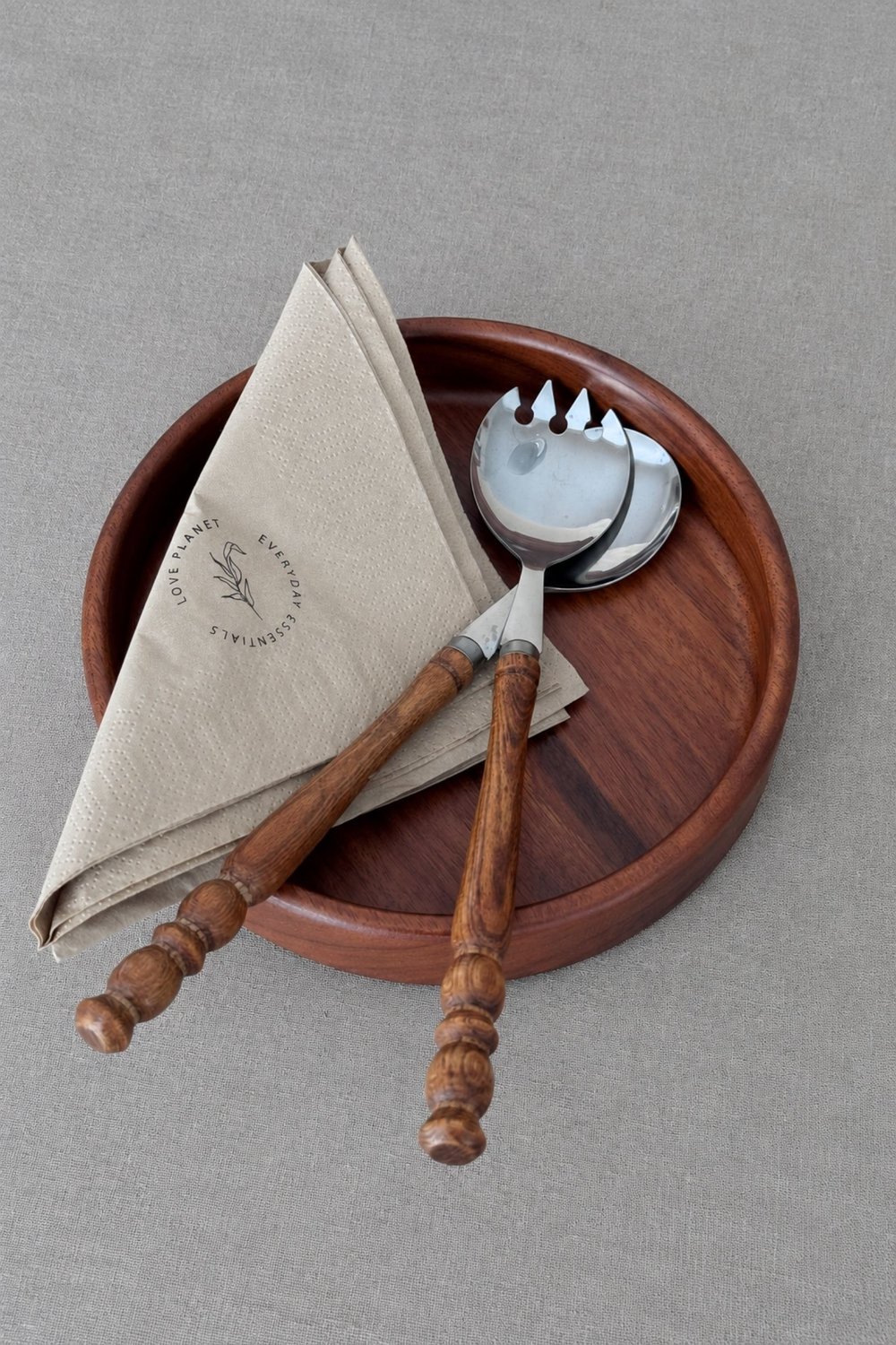 Akasya Yemek Tabağı Yuvarlak 20 cm