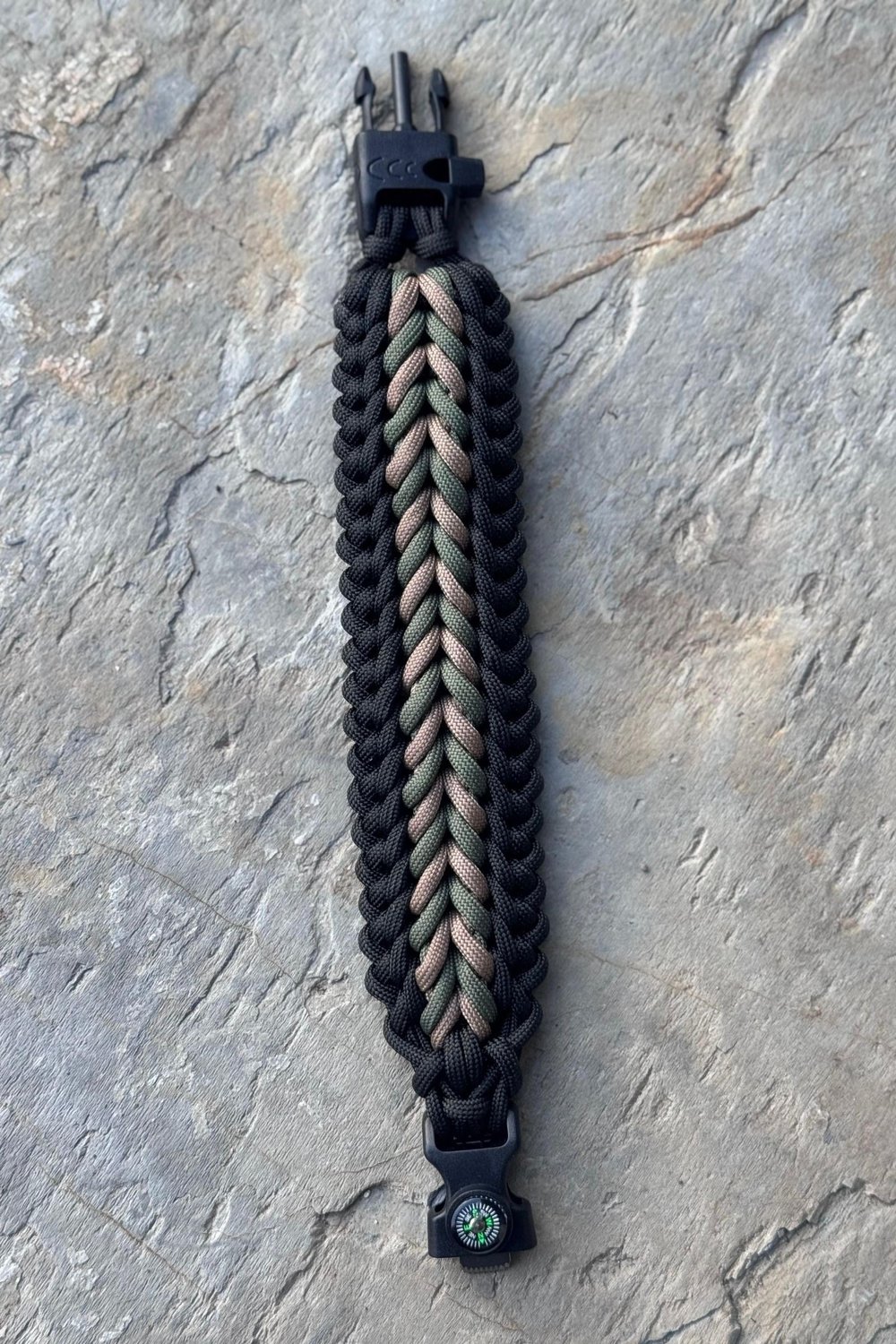 Ateş Paracord Bileklik | Pusulalı
