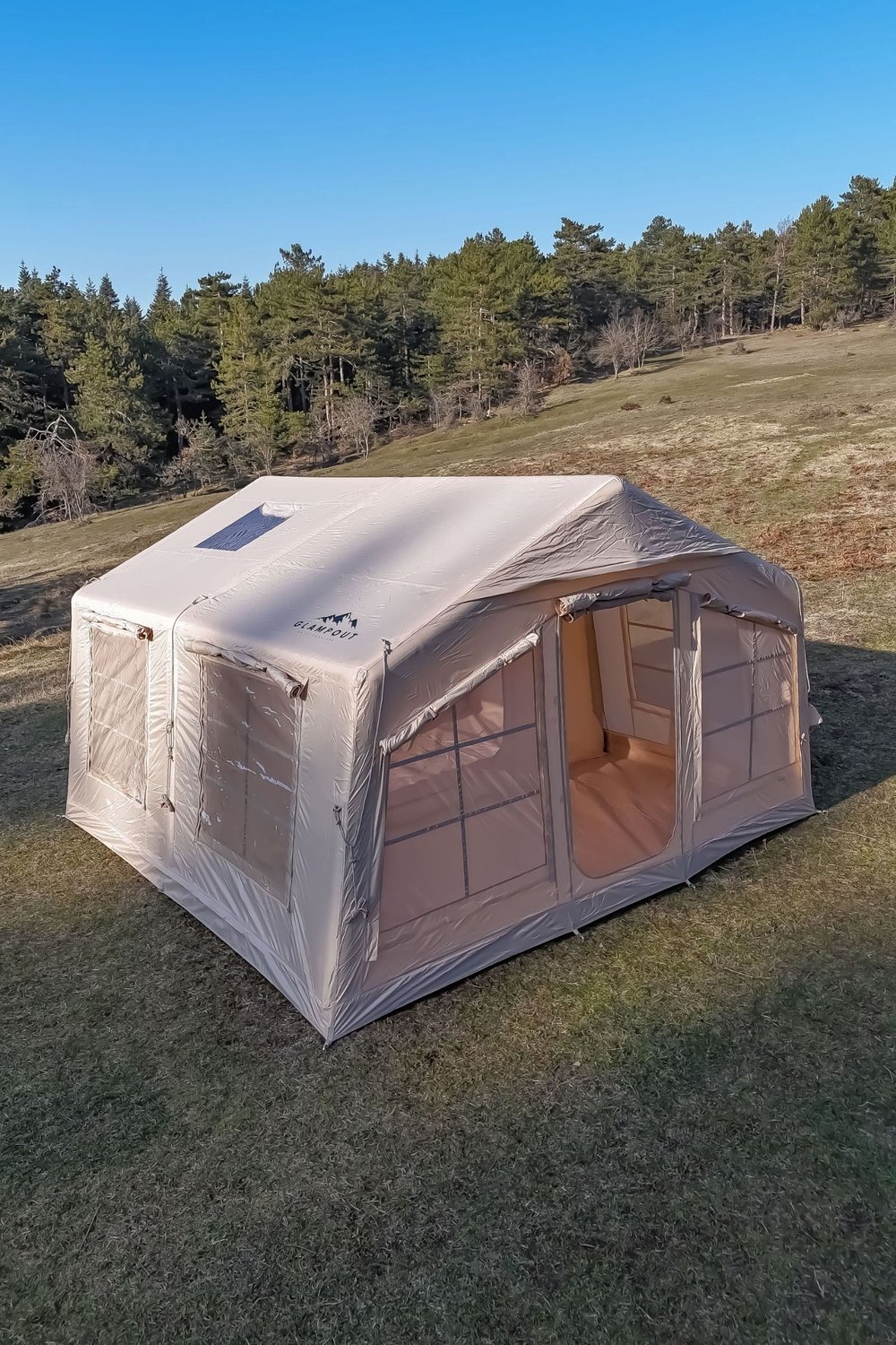 Cosmos Şişme Kamp Çadırı 12.96 m2 Bej