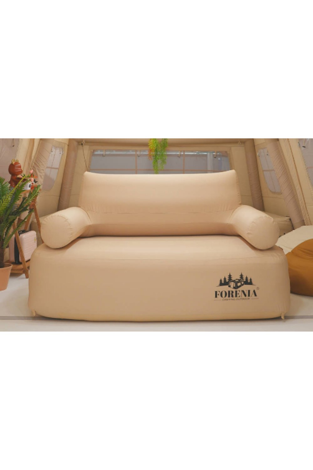 Forenia Air Rest Şişme Kamp Koltuğu 155x82x88 cm Bej