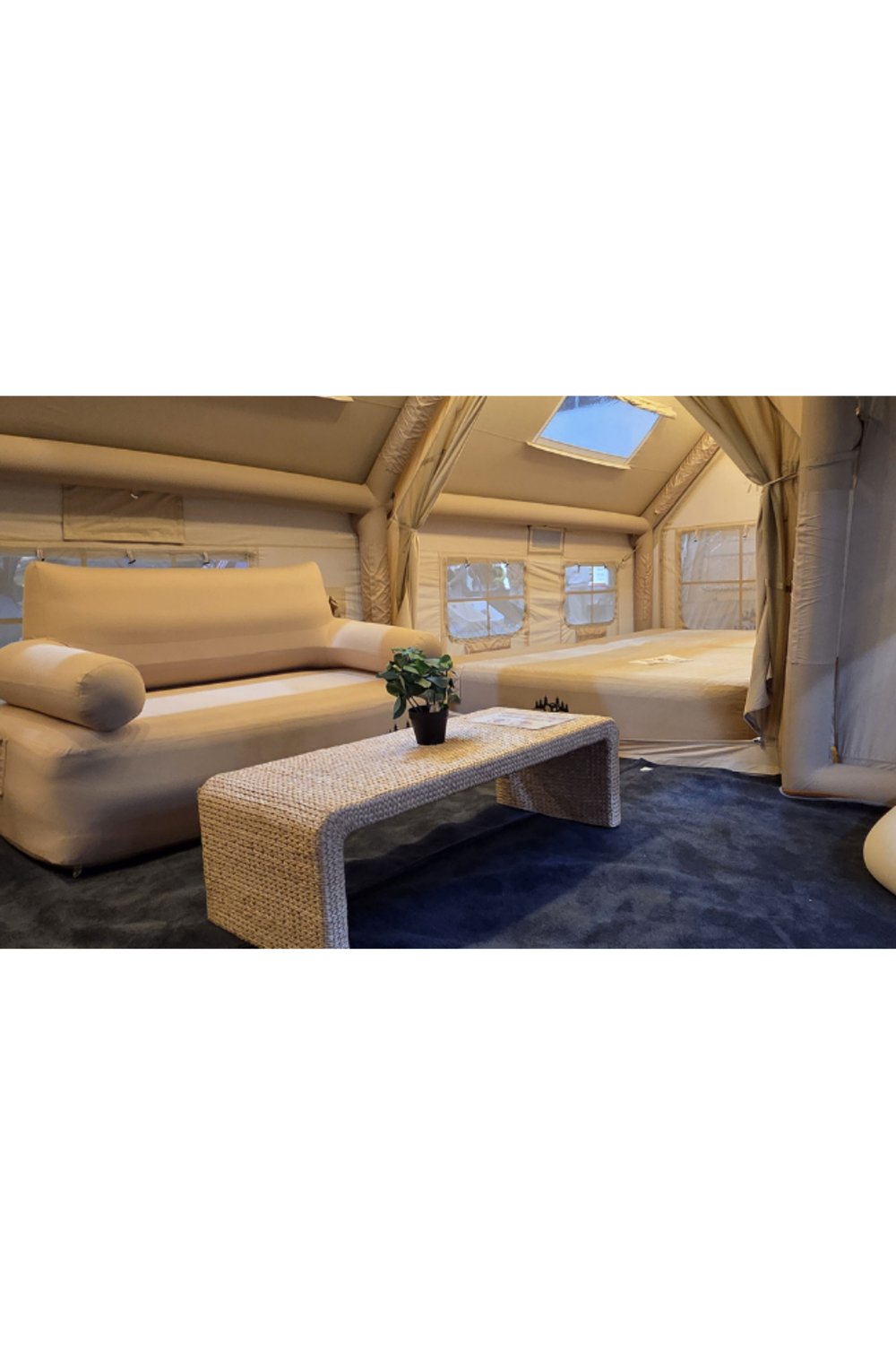 Forenia Air Rest Şişme Kamp Koltuğu 155x82x88 cm Bej