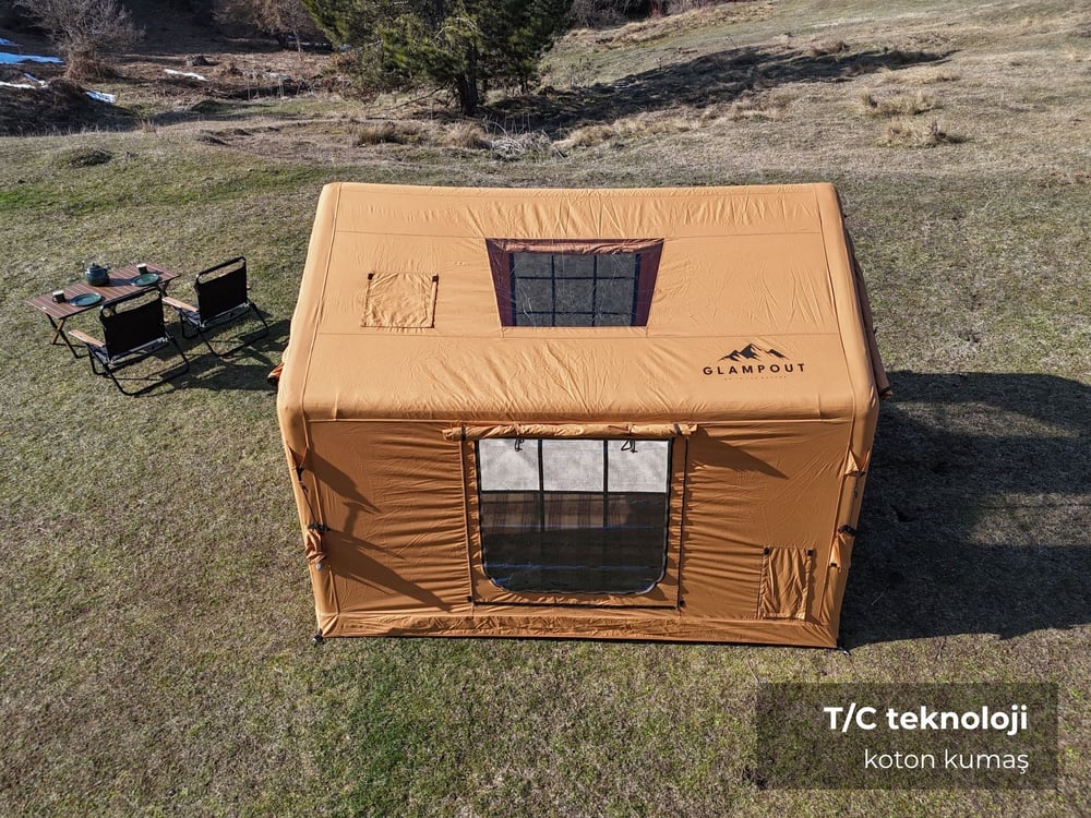 Lava Şişme Kamp Çadırı 9 m2 Kum Mercan