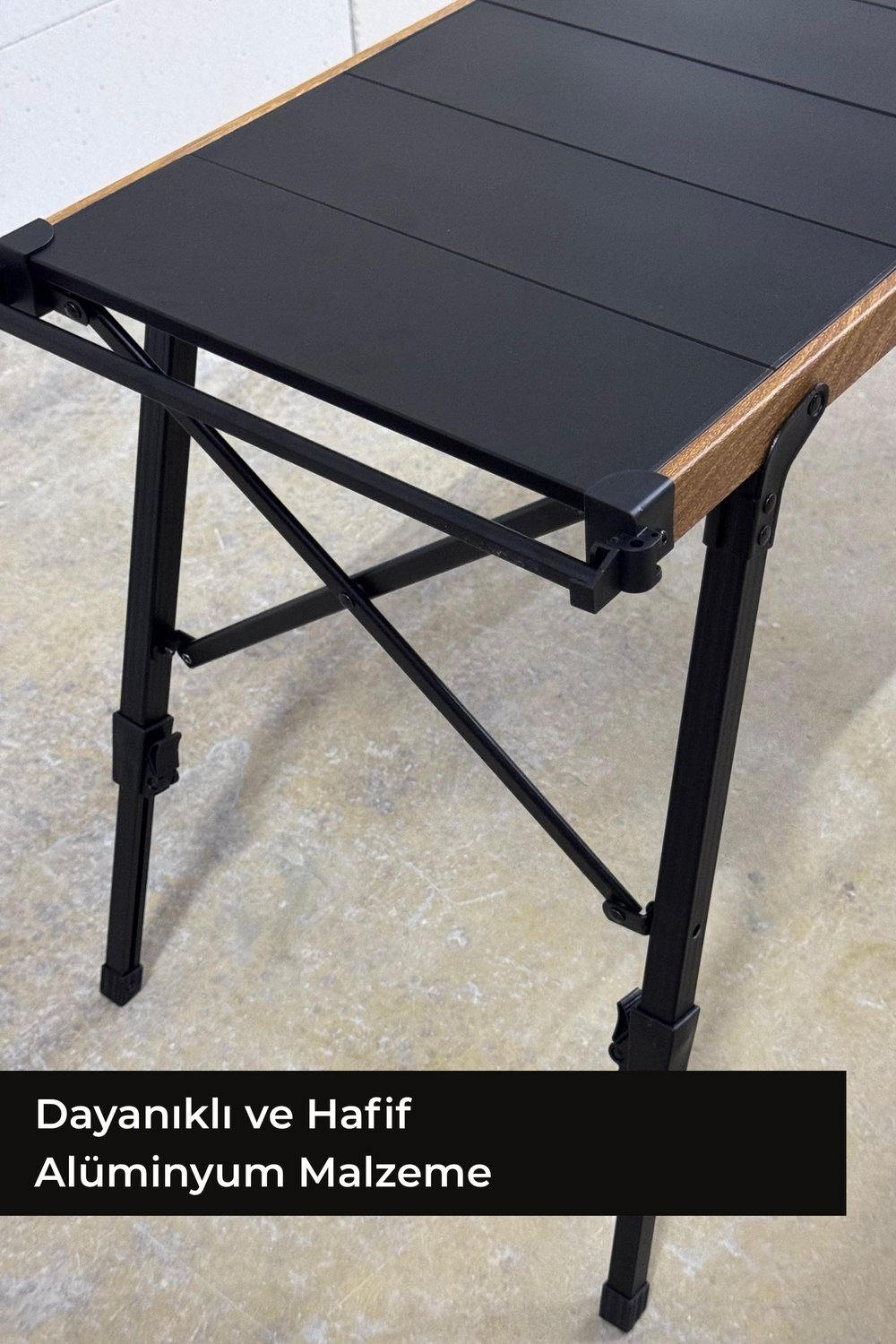 Unity Teleskopik Ayaklı Raflı Kamp Masası