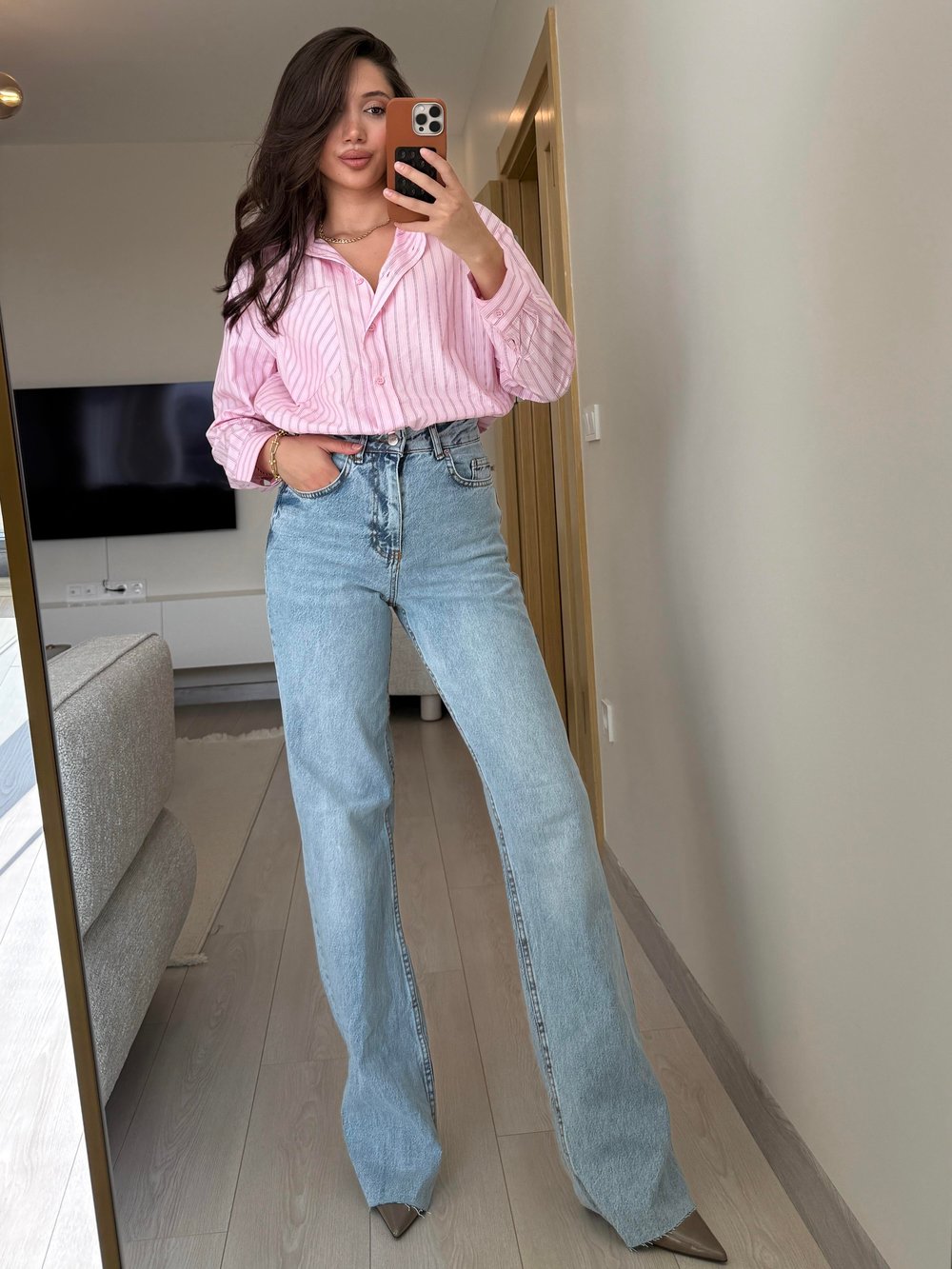 STRAIGHT JEAN BUZ MAVİSİ