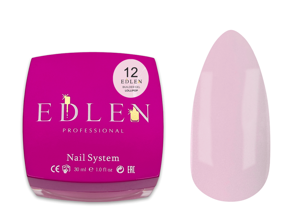 Builder gel Edlen Lollipop №12  30ml