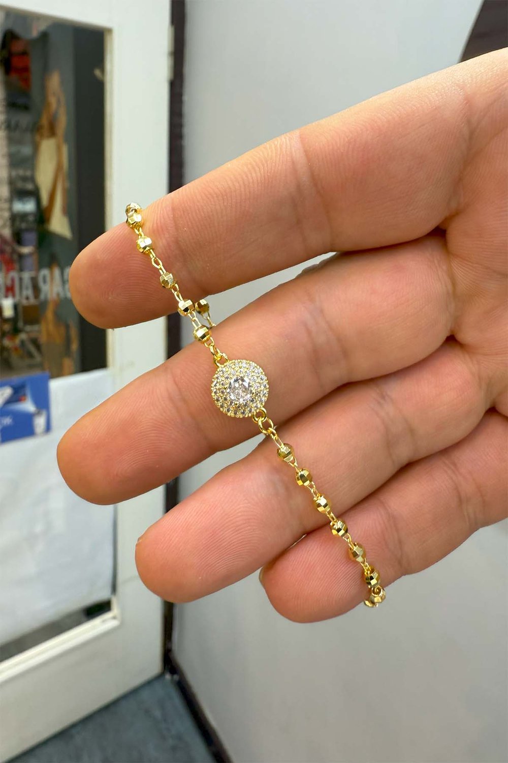 14 K Gold Renginde Dorika Bileklik