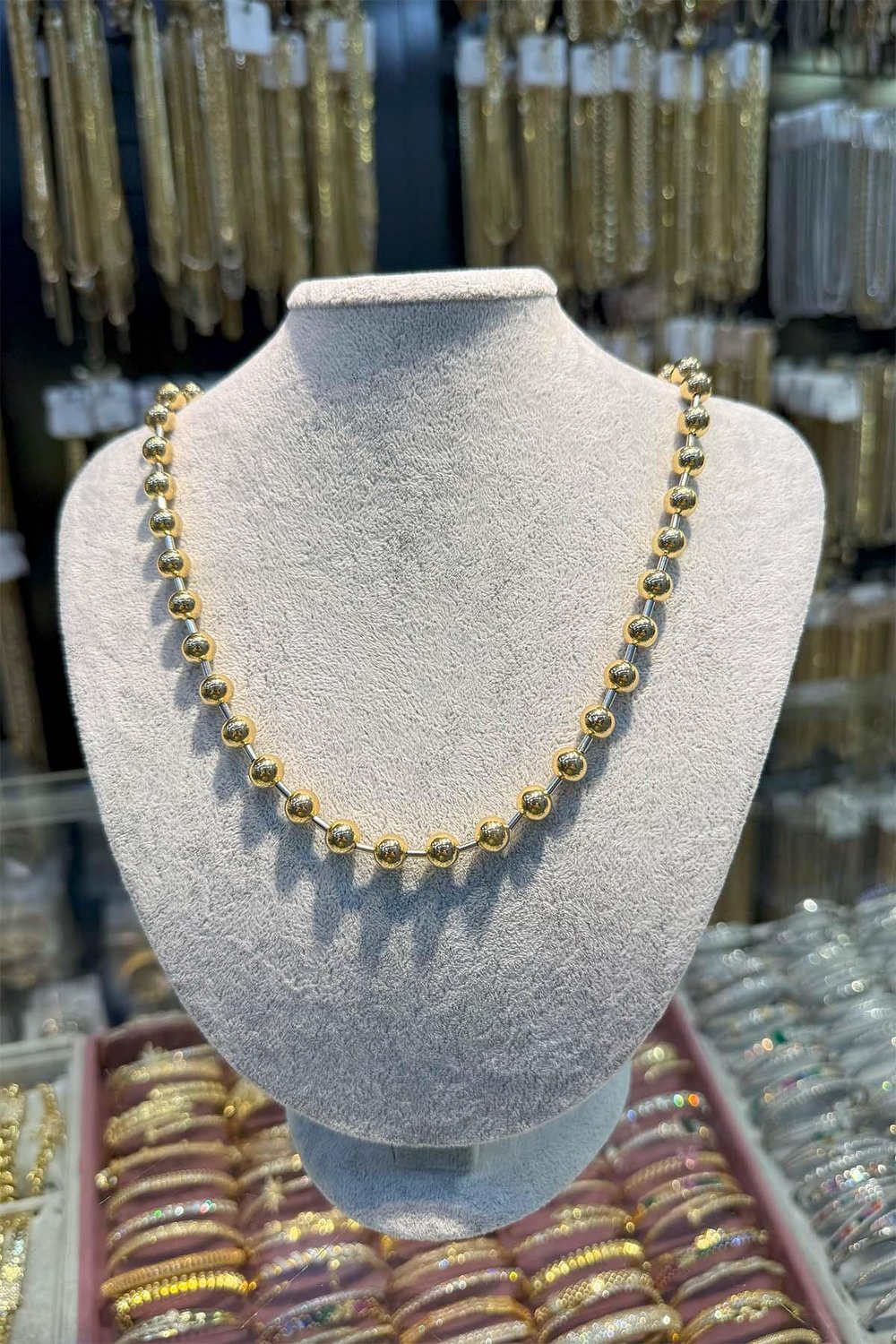 14 K Yeşil Altın Renk Vip Kolye 