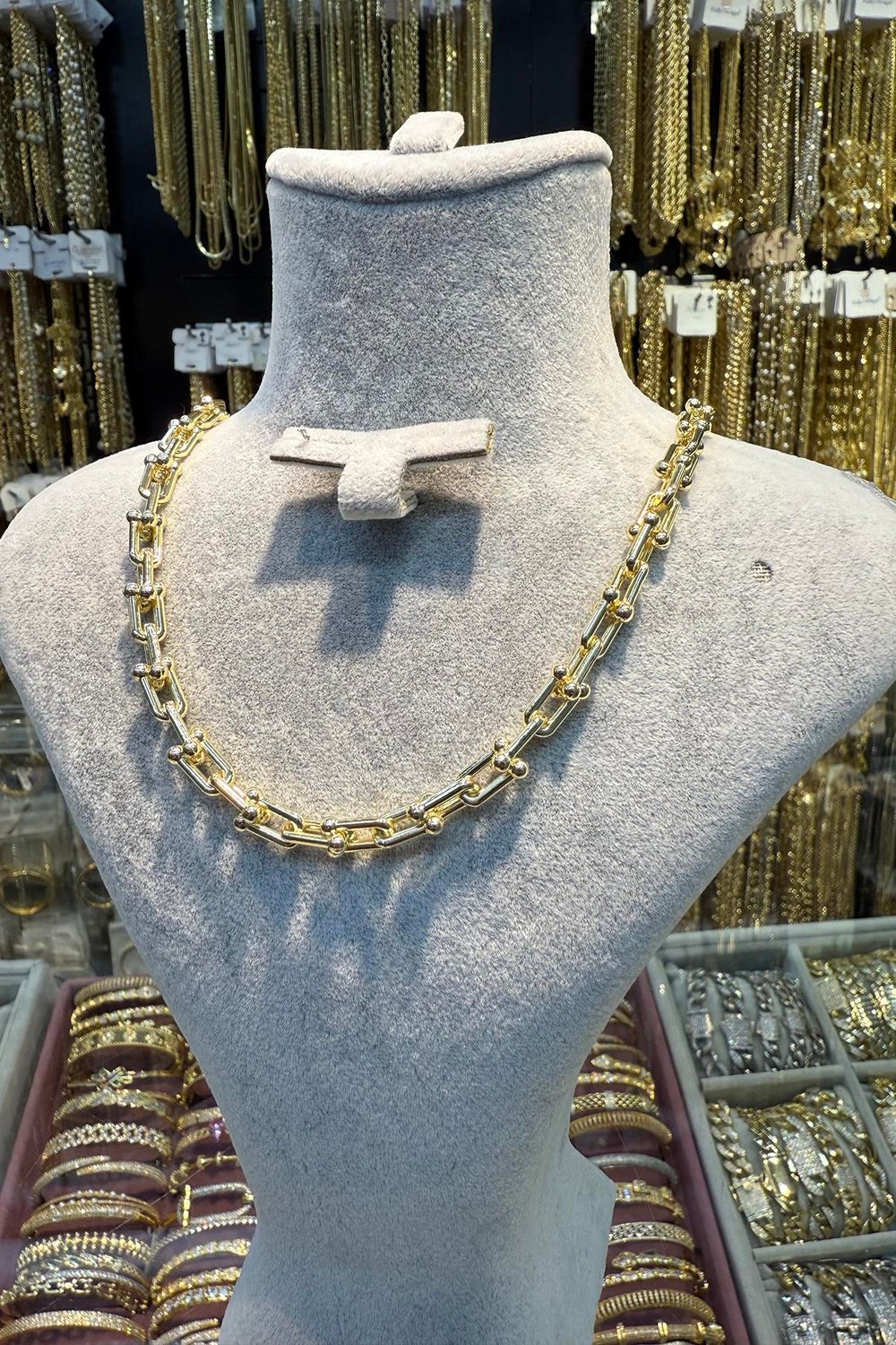 14 K Yeşil Altın Renginde Tiffany Kolye